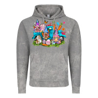 Cloud Rock Easter gnomies with truck Easter Day Vintage Hoodie - HowdyJamesFarm