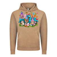 Easter Gnomies With Truck Easter Day Vintage Hoodie | Teevron
