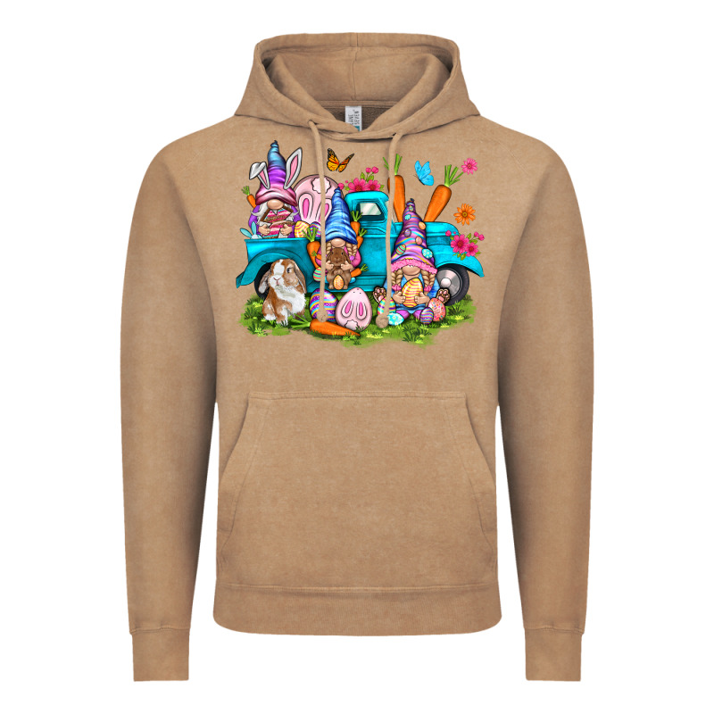 Easter Gnomies With Truck Easter Day Vintage Hoodie by HowdyJamesFarm | Teevron