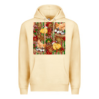 Pina Colada christmas chicken Premium Hoodie - FaDigitalArtStudio