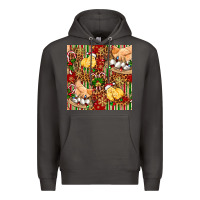 Smoke christmas chicken Premium Hoodie - FaDigitalArtStudio