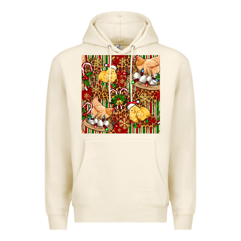 Christmas Chicken Premium Hoodie by FaDigitalArtStudio | Teevron
