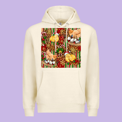 Christmas Chicken Premium Hoodie Designed By Fadigitalartstudio