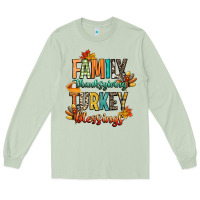 Matcha family thanksgiving turkey blessing Long Sleeve Tee - CowGirlArtShop