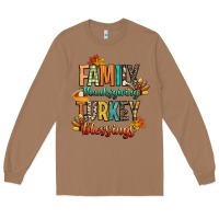 Toasted Coconut family thanksgiving turkey blessing Long Sleeve Tee - CowGirlArtShop