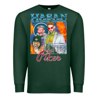 Sports Green hasan piker t shirts gift for fans for men and women gift mother day f Premium Sweatshirt - lanVoArt