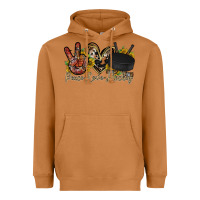 Meerkat peace love hockey Heavyweight Hoodie - RacoonDesign