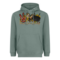 Sage peace love hockey Heavyweight Hoodie - RacoonDesign