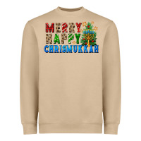 Mushroom merry happy chrismukkah Heavyweight Sweatshirt - FaDigitalArtStudio