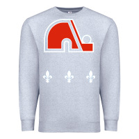 Heather Grey vintage quebec hockey   retro nordiques Premium Sweatshirt - lanVoArt