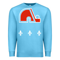 Ocean Blue vintage quebec hockey   retro nordiques Premium Sweatshirt - lanVoArt