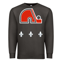 Smoke vintage quebec hockey   retro nordiques Premium Sweatshirt - lanVoArt