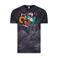 Cloud Black nurse hearts Vintage Tee - Jasminsmagicworld