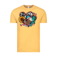 Vintage Mustard nurse hearts Vintage Tee - Jasminsmagicworld