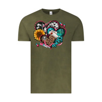 Vintage Olive nurse hearts Vintage Tee - Jasminsmagicworld