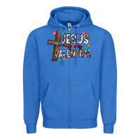 True Royal jesus is my valentine Zipper Hoodie - CowhideDigitalArt