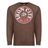 Chestnut vintage retro iron city(beer) proof Premium Sweatshirt - lanVoArt