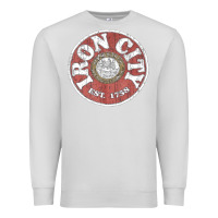 Dove Grey vintage retro iron city(beer) proof Premium Sweatshirt - lanVoArt