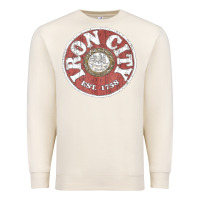 Sandshell vintage retro iron city(beer) proof Premium Sweatshirt - lanVoArt