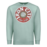 Seafoam vintage retro iron city(beer) proof Premium Sweatshirt - lanVoArt