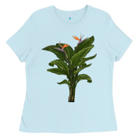 Baby Blue the bird of paradise Ladies Tee - LillyAllenDesigns