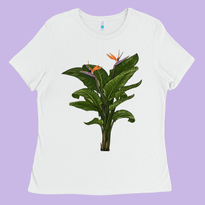 The Bird Of Paradise Ladies Tee Designed By Lillyallendesigns