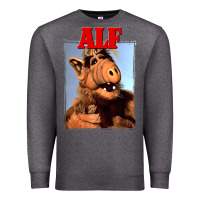 Charcoal Heather alf vintage classic Premium Sweatshirt - lanVoArt