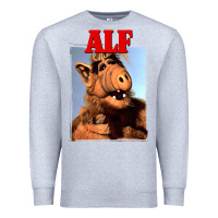 Heather Grey alf vintage classic Premium Sweatshirt - lanVoArt