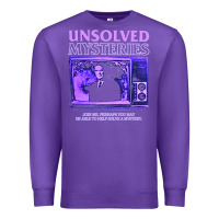 Purple unsolved mysteries robert stack Premium Sweatshirt - lanVoArt