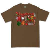 Cacao Registered Nurse Christmas Premium Tee - LillyAllenDesigns