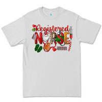 Dove Grey Registered Nurse Christmas Premium Tee - LillyAllenDesigns