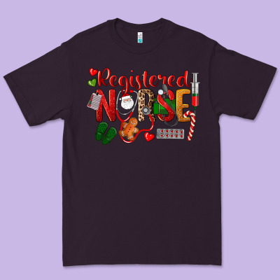 Registered Nurse Christmas Premium Tee Designed By Lillyallendesigns
