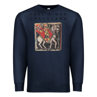 Navy paul simon graceland Premium Sweatshirt - lanVoArt