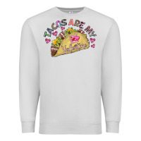 Dove Grey Tacos Are My Valentine Premium Sweatshirt - CowhideDigitalArt