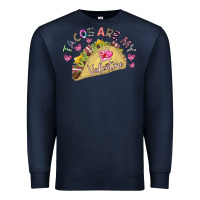 Navy Tacos Are My Valentine Premium Sweatshirt - CowhideDigitalArt