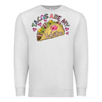 Oatmeal Heather Tacos Are My Valentine Premium Sweatshirt - CowhideDigitalArt