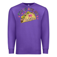 Purple Tacos Are My Valentine Premium Sweatshirt - CowhideDigitalArt