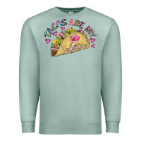 Seafoam Tacos Are My Valentine Premium Sweatshirt - CowhideDigitalArt