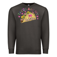 Smoke Tacos Are My Valentine Premium Sweatshirt - CowhideDigitalArt
