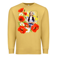 Antique Gold dorothy poppies Premium Sweatshirt - lanVoArt