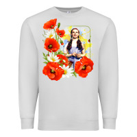 Dove Grey dorothy poppies Premium Sweatshirt - lanVoArt