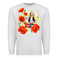 Oatmeal Heather dorothy poppies Premium Sweatshirt - lanVoArt