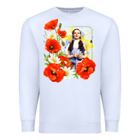 White dorothy poppies Premium Sweatshirt - lanVoArt