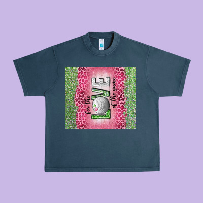 For The Love Of The Game With Golf Tumbler Tbs Urban Heavy Tee Designed By Tumblerdesignbyshophia