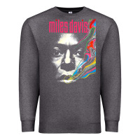 Charcoal Heather miles vintage davis concert retro Premium Sweatshirt - lanVoArt