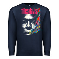 Navy miles vintage davis concert retro Premium Sweatshirt - lanVoArt