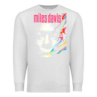 Oatmeal Heather miles vintage davis concert retro Premium Sweatshirt - lanVoArt