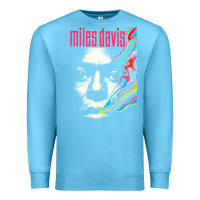 Ocean Blue miles vintage davis concert retro Premium Sweatshirt - lanVoArt