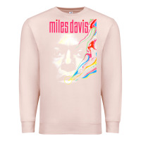 Pale Pink miles vintage davis concert retro Premium Sweatshirt - lanVoArt