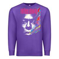 Purple miles vintage davis concert retro Premium Sweatshirt - lanVoArt